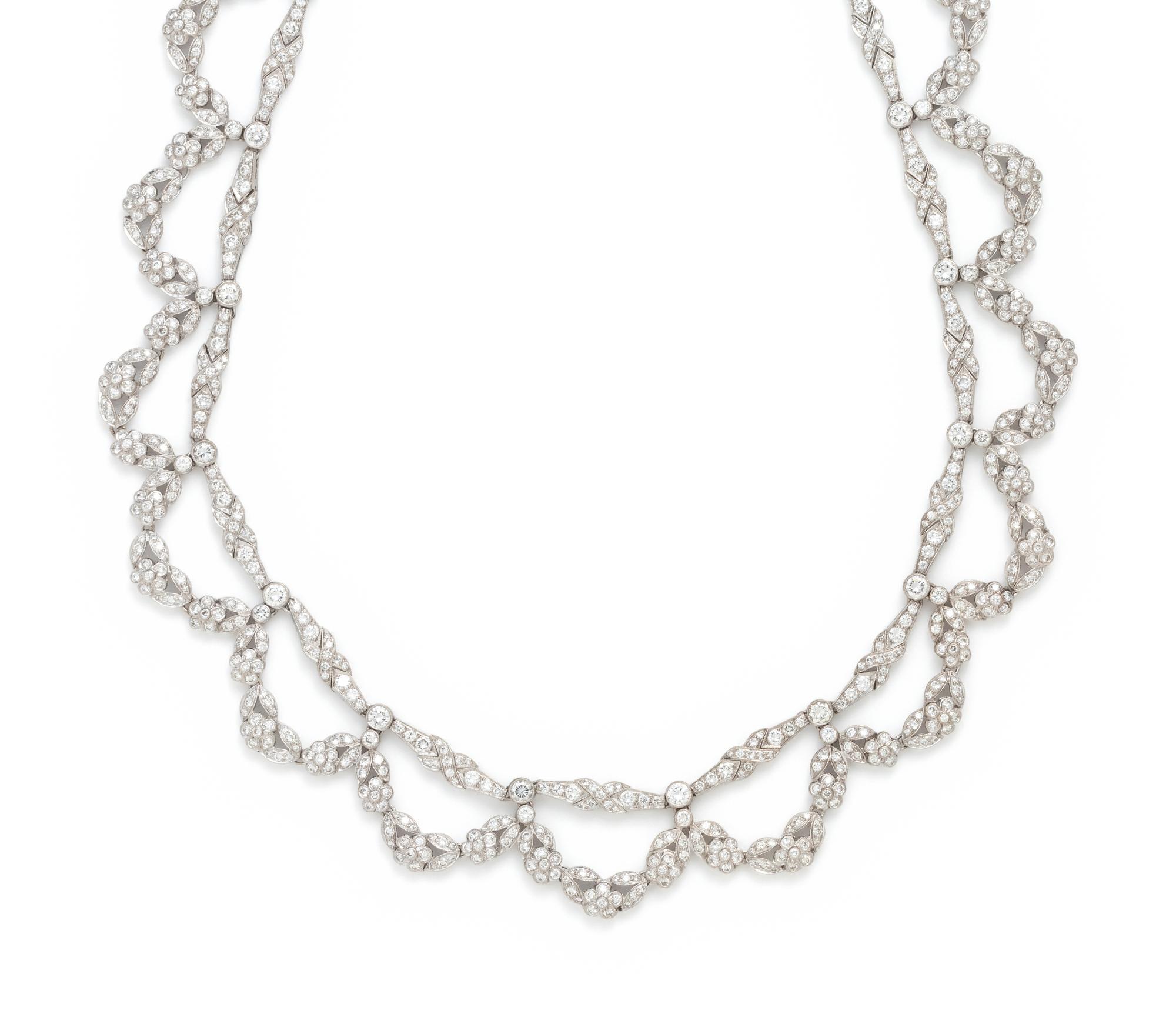 DIAMOND GARLAND NECKLACE