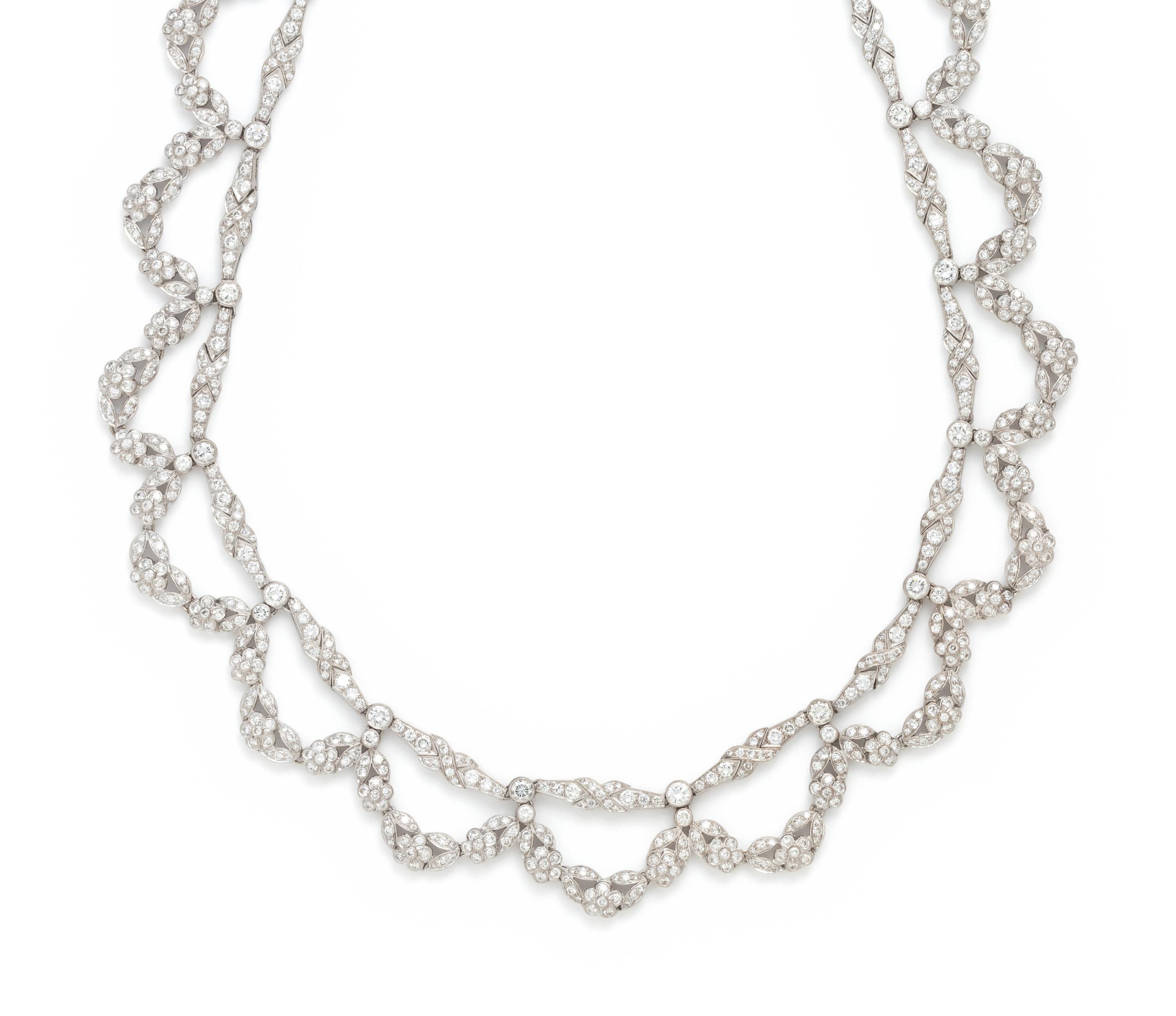 DIAMOND GARLAND NECKLACE