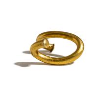 An Achaemenid or Greek Gold Hair Ring