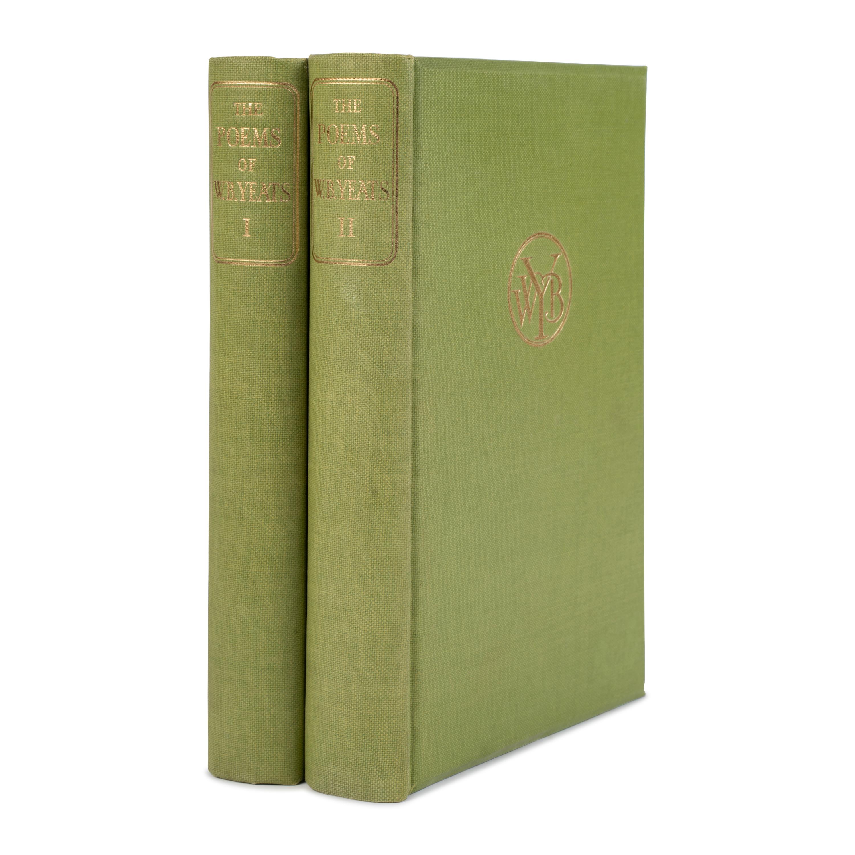 Yeats, William Butler (1865-1939). The Poems... London: Macmillan and Co., 1949.