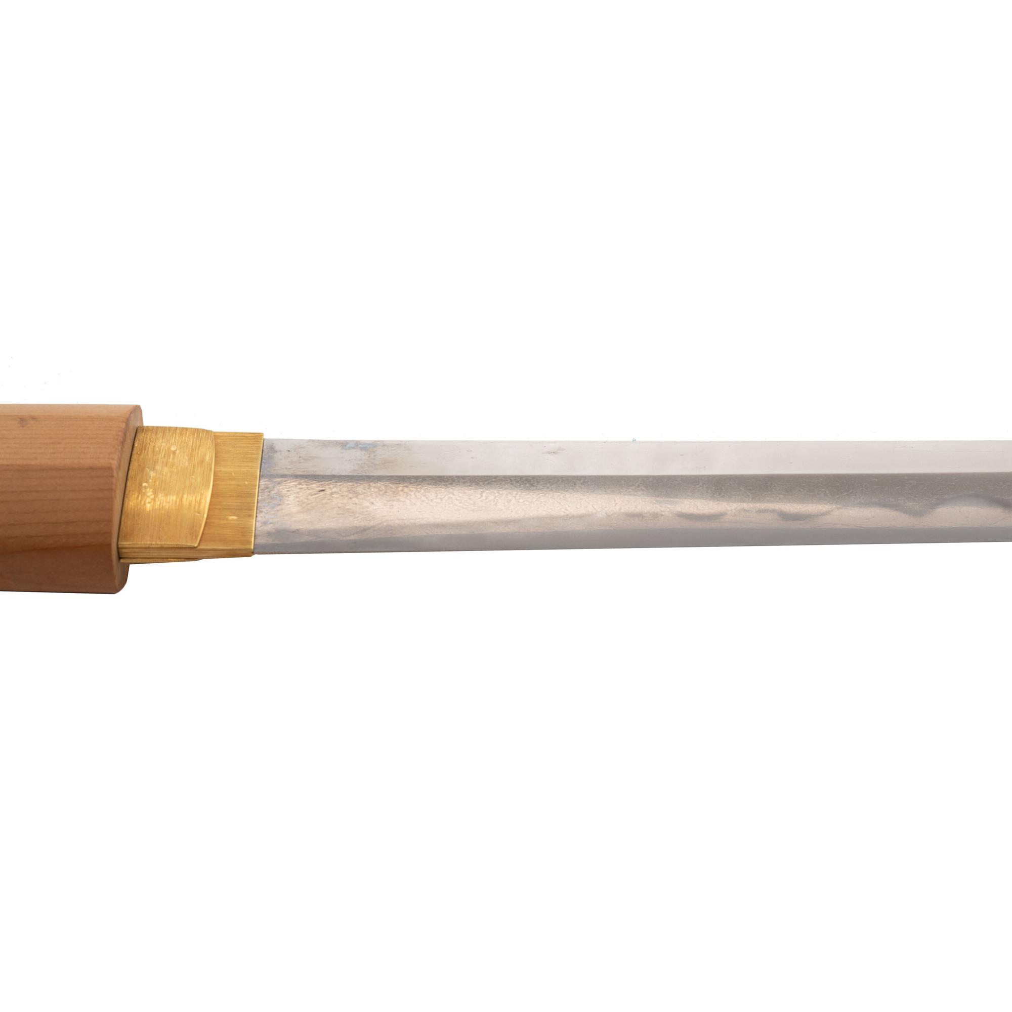 Japanese Katana Signed "Kuninaga" with Outstanding Hamon in Shira Saya