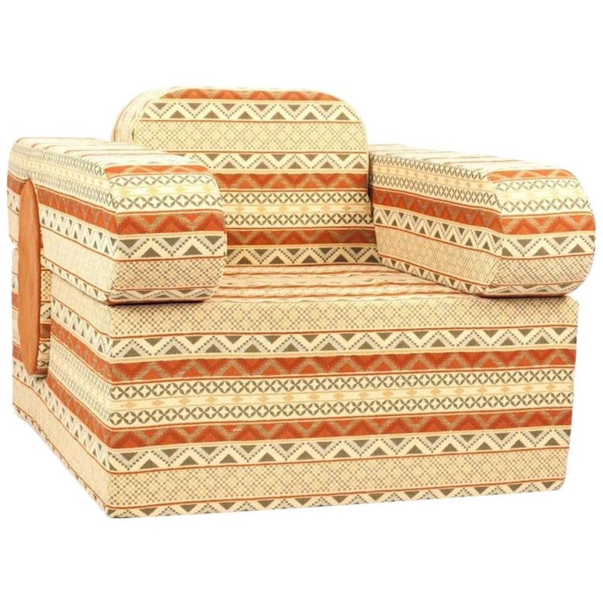 A Mid-Century Upholstered Puzzle Chair