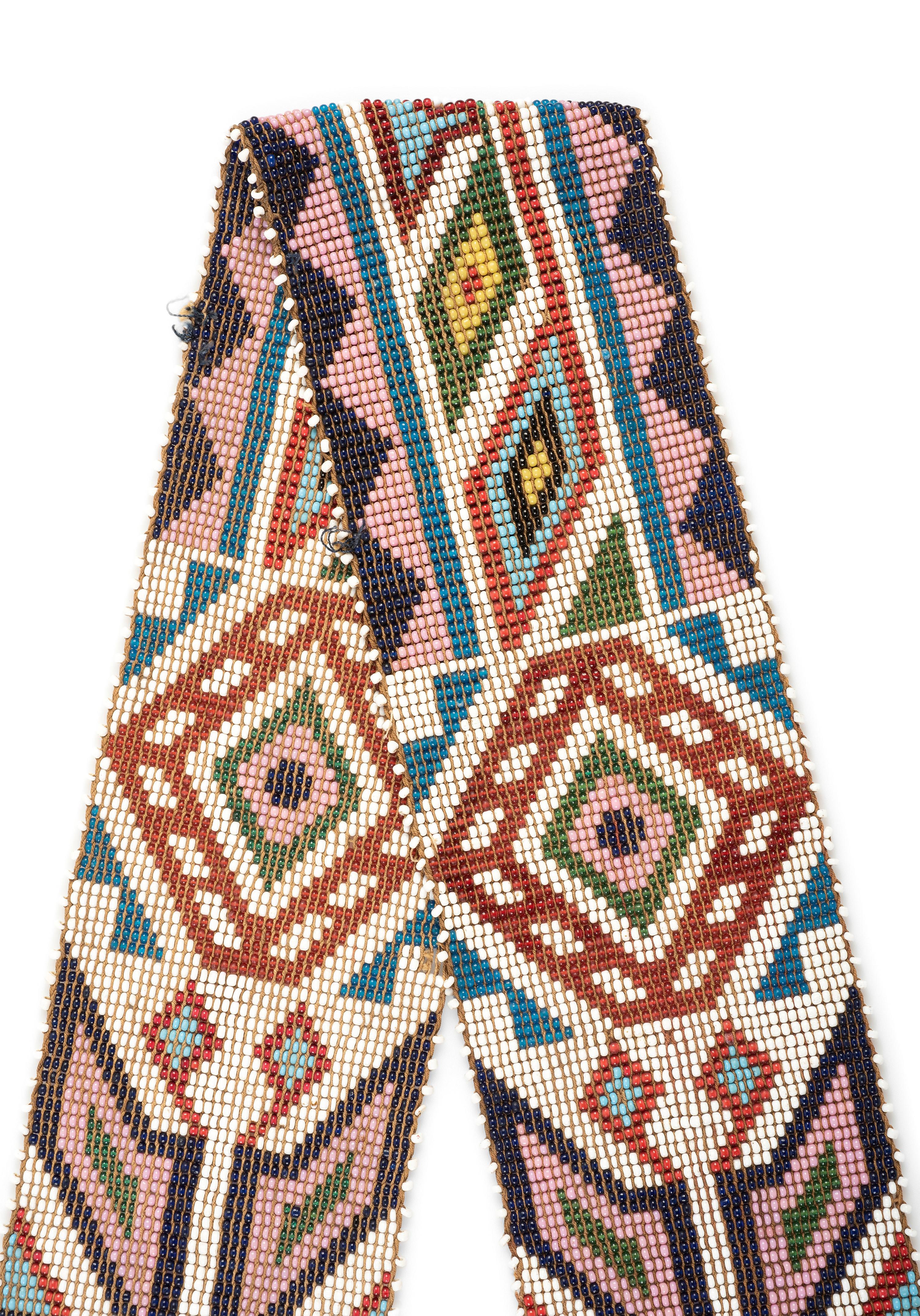 Anishinaabe Loom Beaded Sash