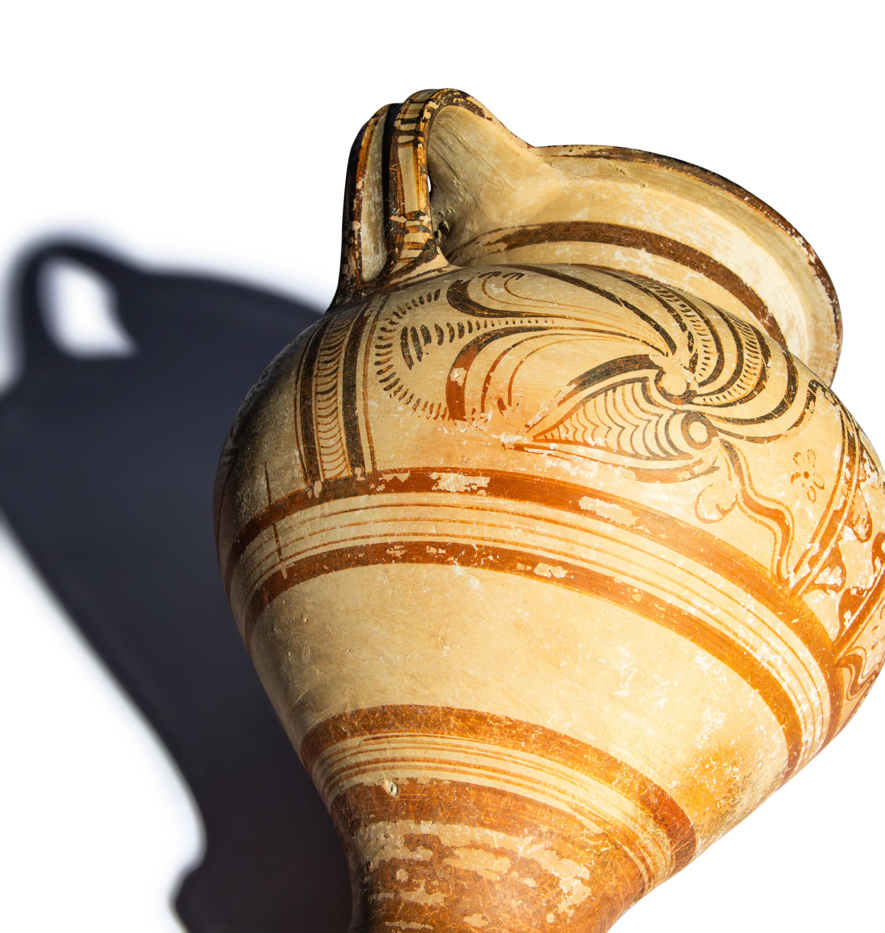 A Minoan Terracotta Amphoroid Krater