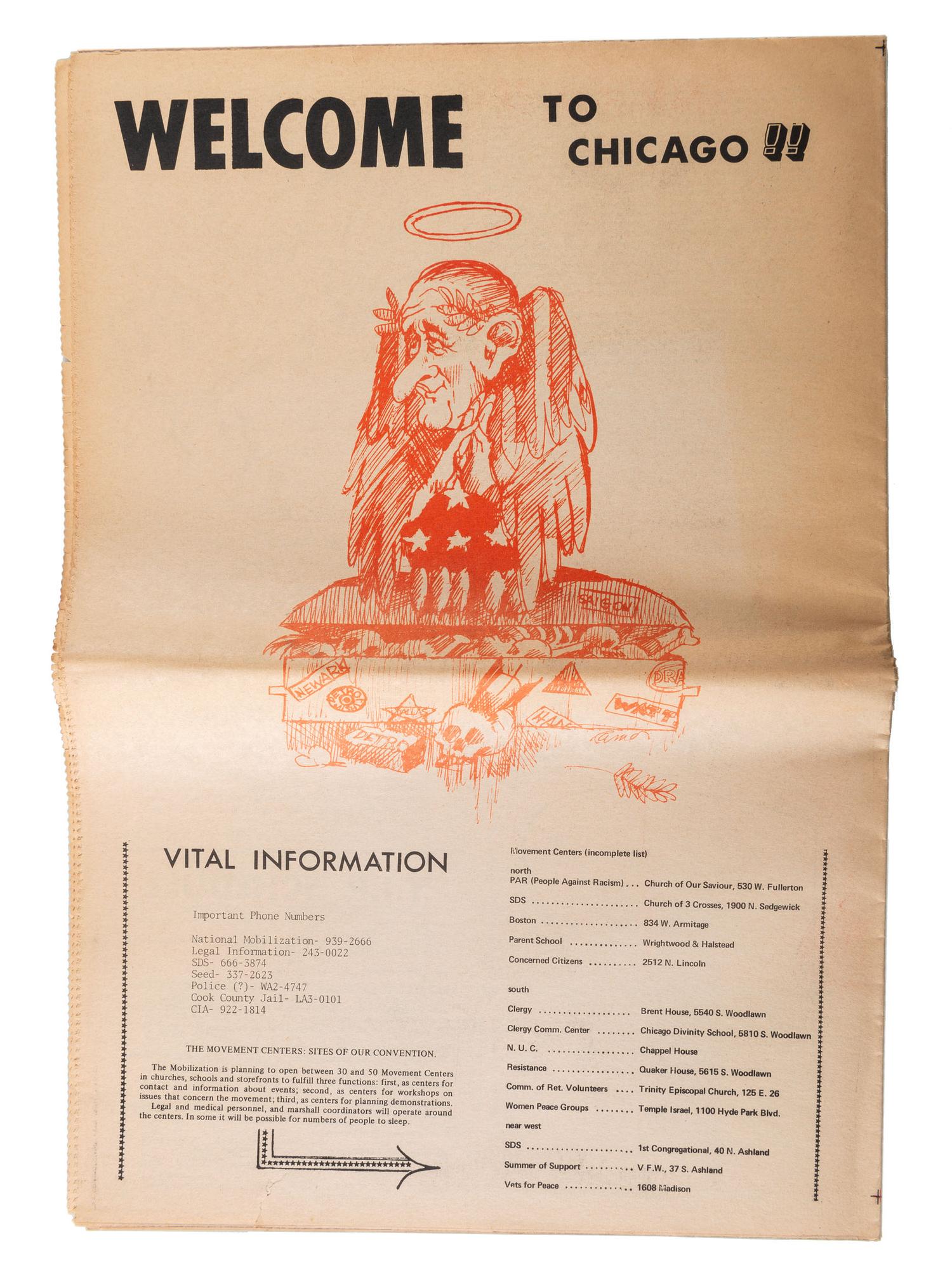 [DEMOCRATIC PARTY]. A group of tickets, pamphlets, and other campaign ephemera from the Hubert Humphrey, Eugene McCarthy, and George McGovern campaigns, comprising: