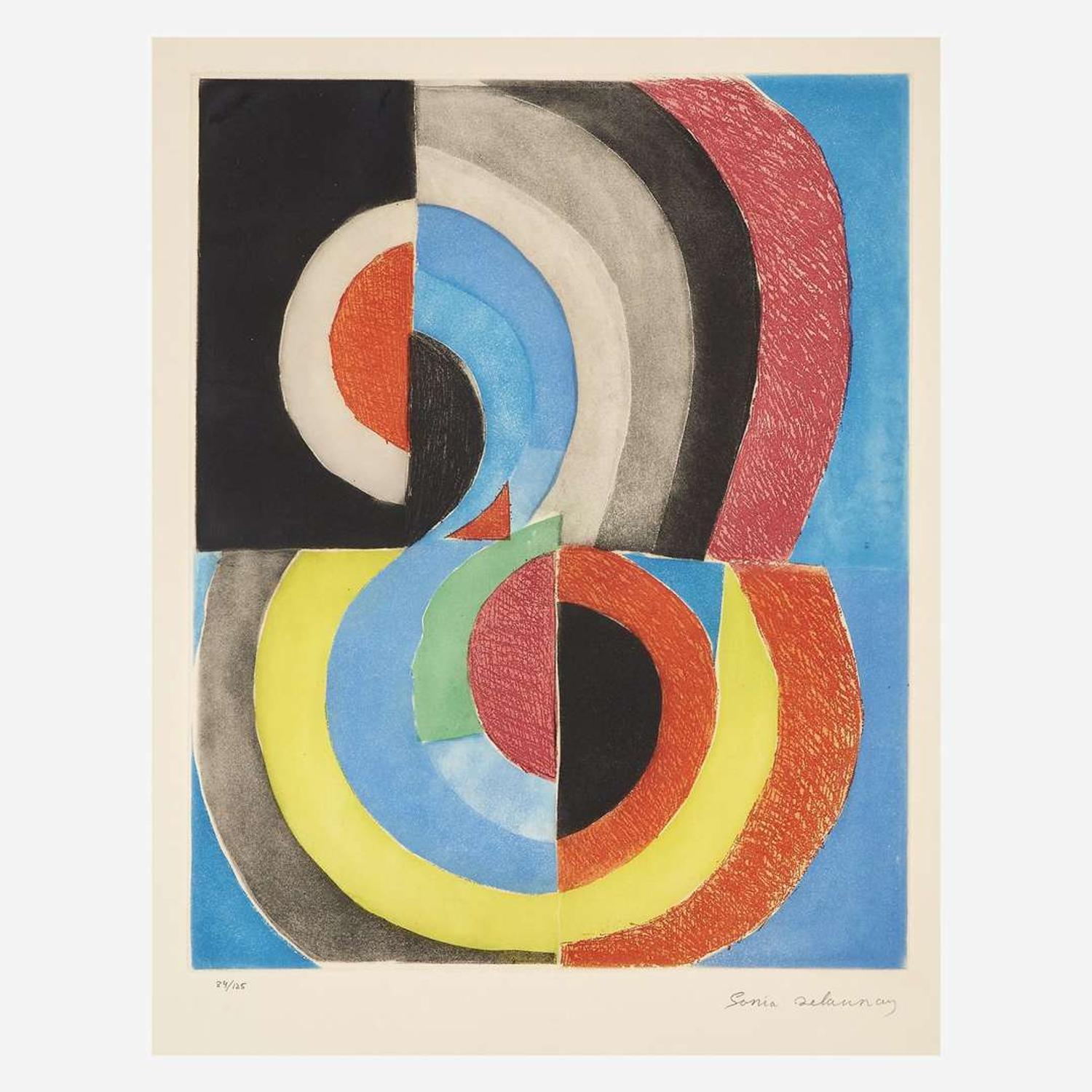Sonia Delaunay (French/Ukrainian, 1885-1979) Untitled