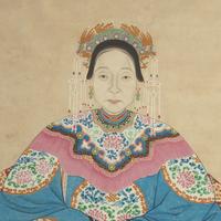 A Chinese Ancestor Portrait, Qing Dynasty 清 祖先像