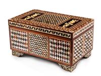 A Levantine Mother-of-Pearl Inlaid Table Casket