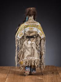 Sioux Beaded Hide Doll