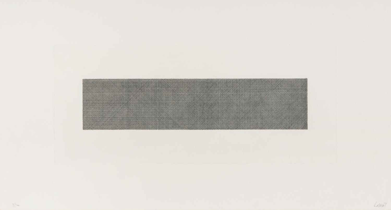 Lines in Four Directions, Superimposed (Horizontal) , 1971