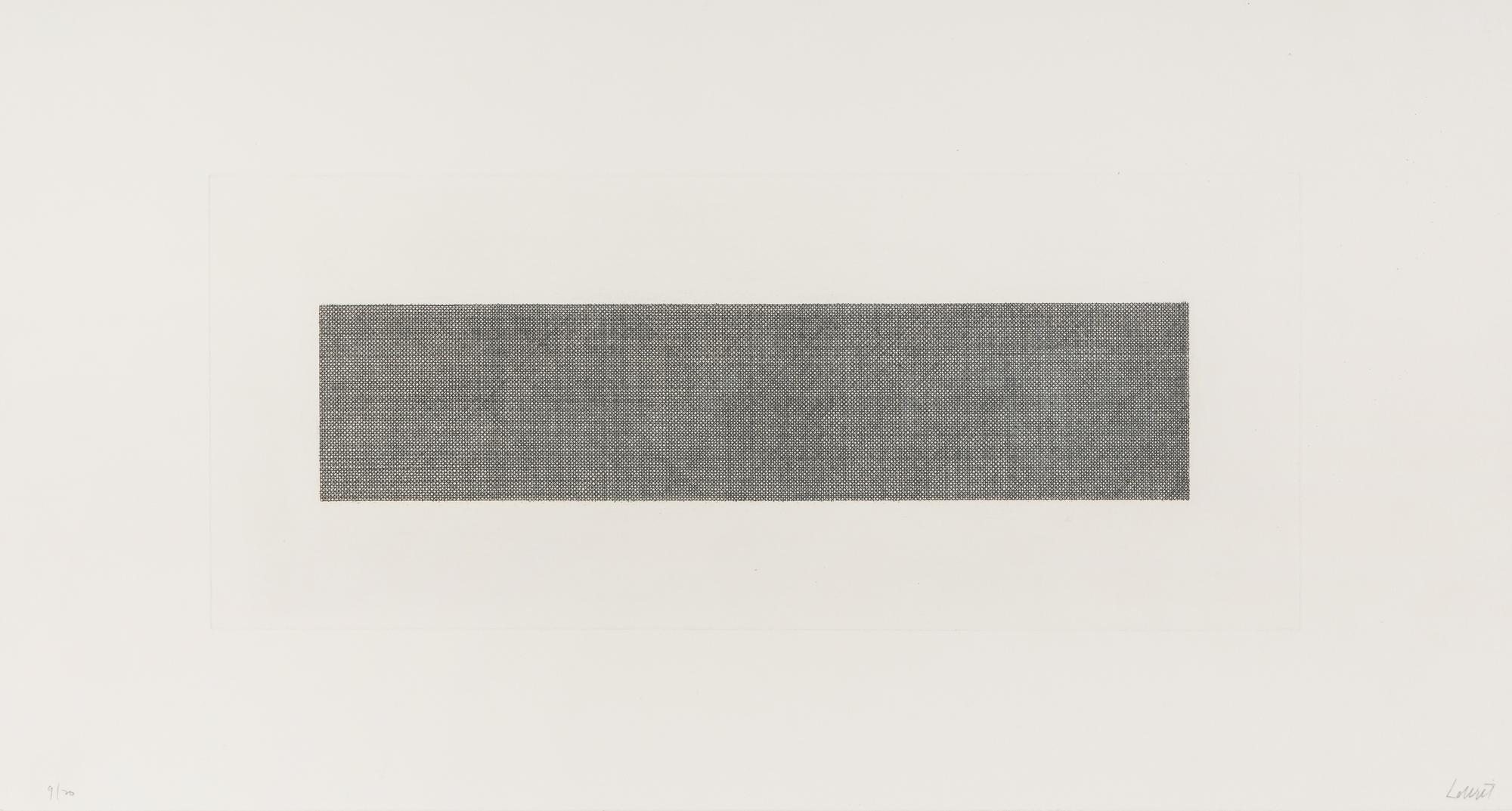Lines in Four Directions, Superimposed (Horizontal) , 1971