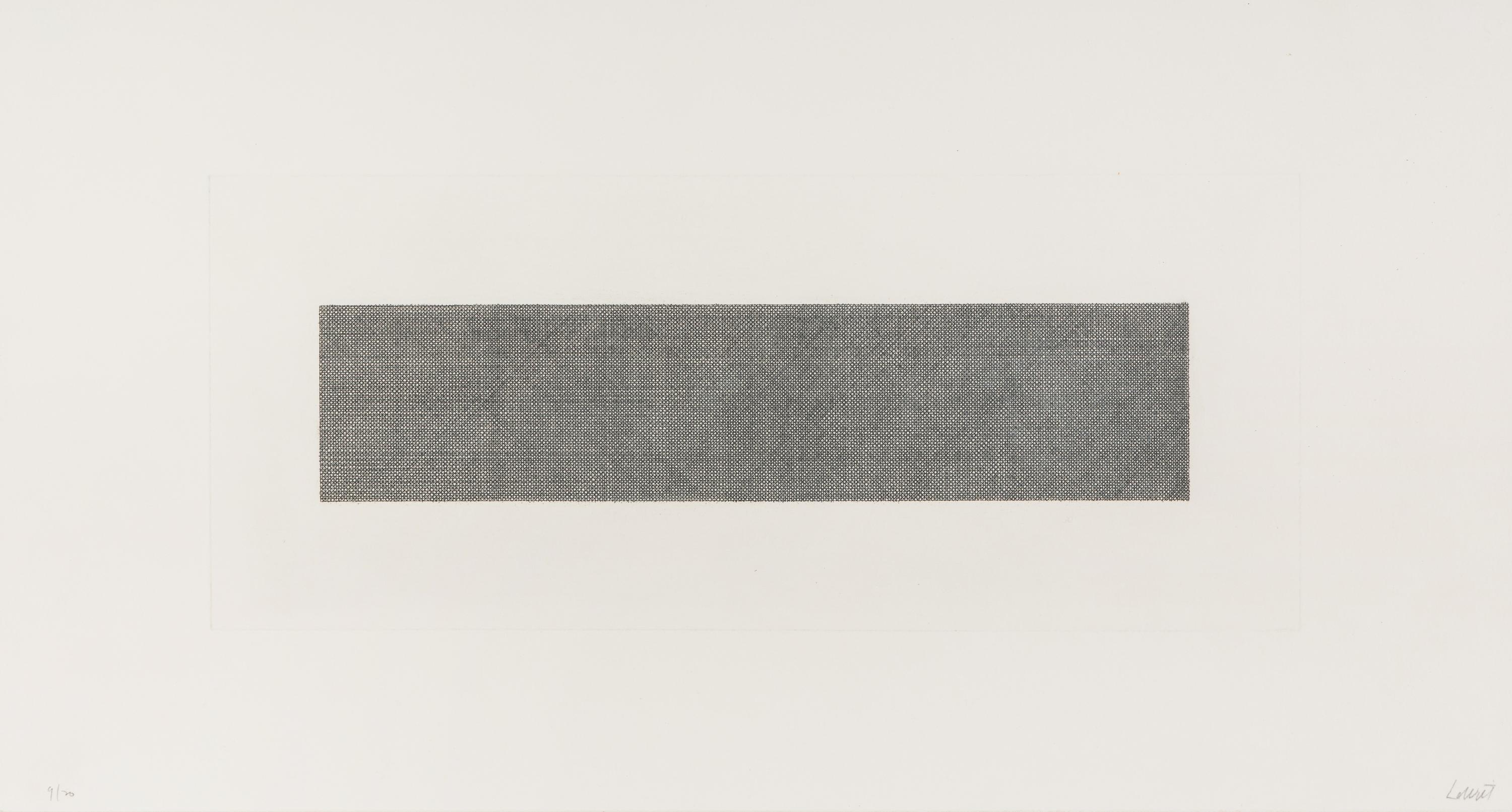 Lines in Four Directions, Superimposed (Horizontal) , 1971