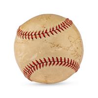 A 1939 Chicago Cubs Team Signed Autograph Baseball Featuring Dizzy Dean and Gabby Hartnett (Beckett Authentication Services)