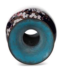 A Large Japanese Cloisonné Vase
