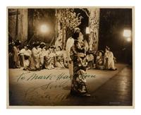 [20TH-CENTURY OPERA SINGERS]. A group of 7 photographs of opera singers from the 1950s-1960s, most signed, comprising images of: