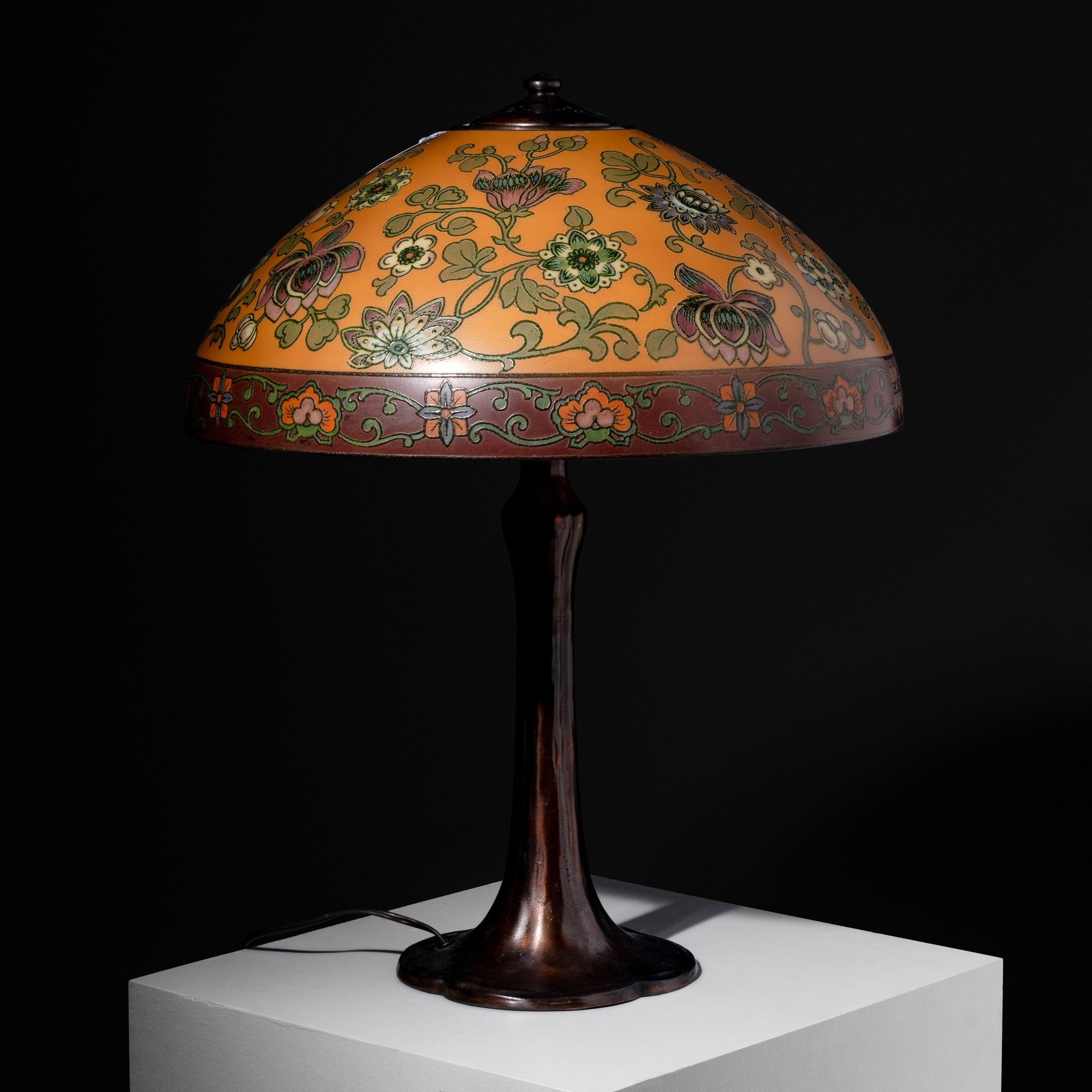 Table lamp with Persian shade in Chestnut style