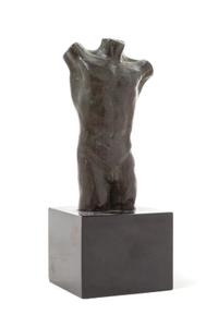 A Continental Bronze Torso Height 5 1/2 inches.