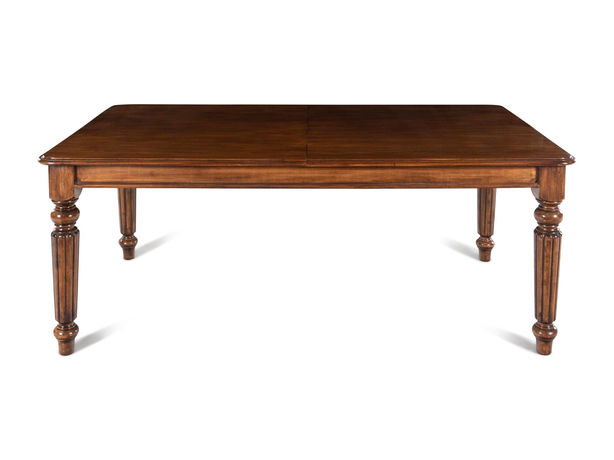 A William IV Style Walnut Dining Table
