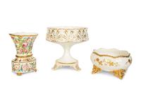 A Group of Seven Decorative Porcelain Articles — 19th/20th Century