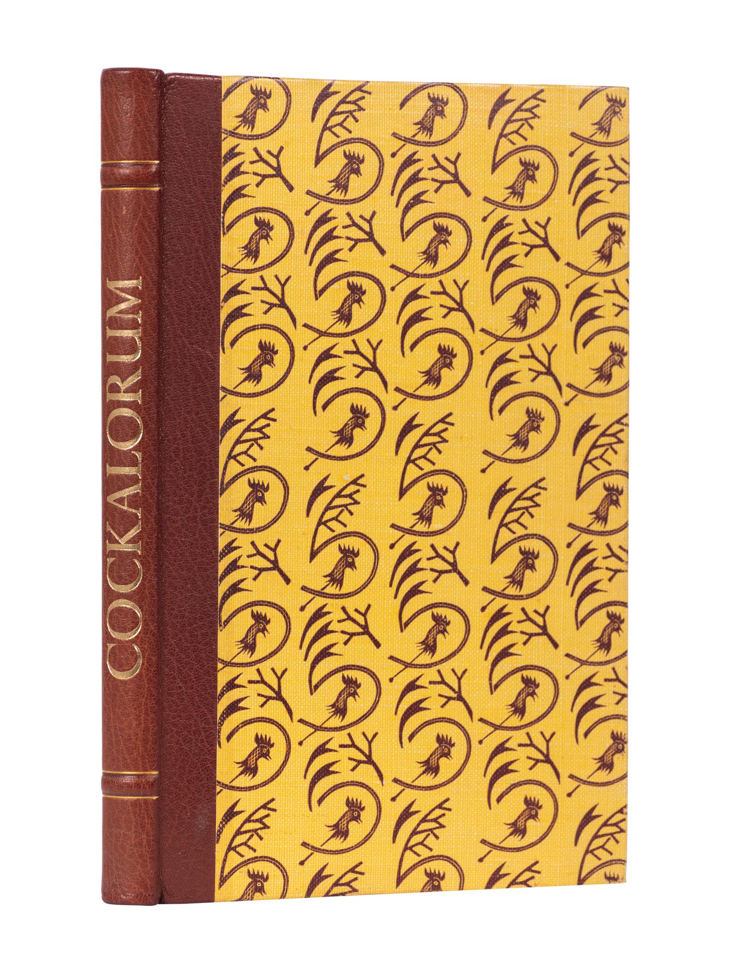 [GOLDEN COCKEREL PRESS]. SANDFORD, Christopher, compiler. Cockalorum. A Sequel to Chanticleer and Pertelote. Being a Bibliography of the Golden Cockerel Press June 1943 - December 1948... London: Golden Cockerel Press, [1951].