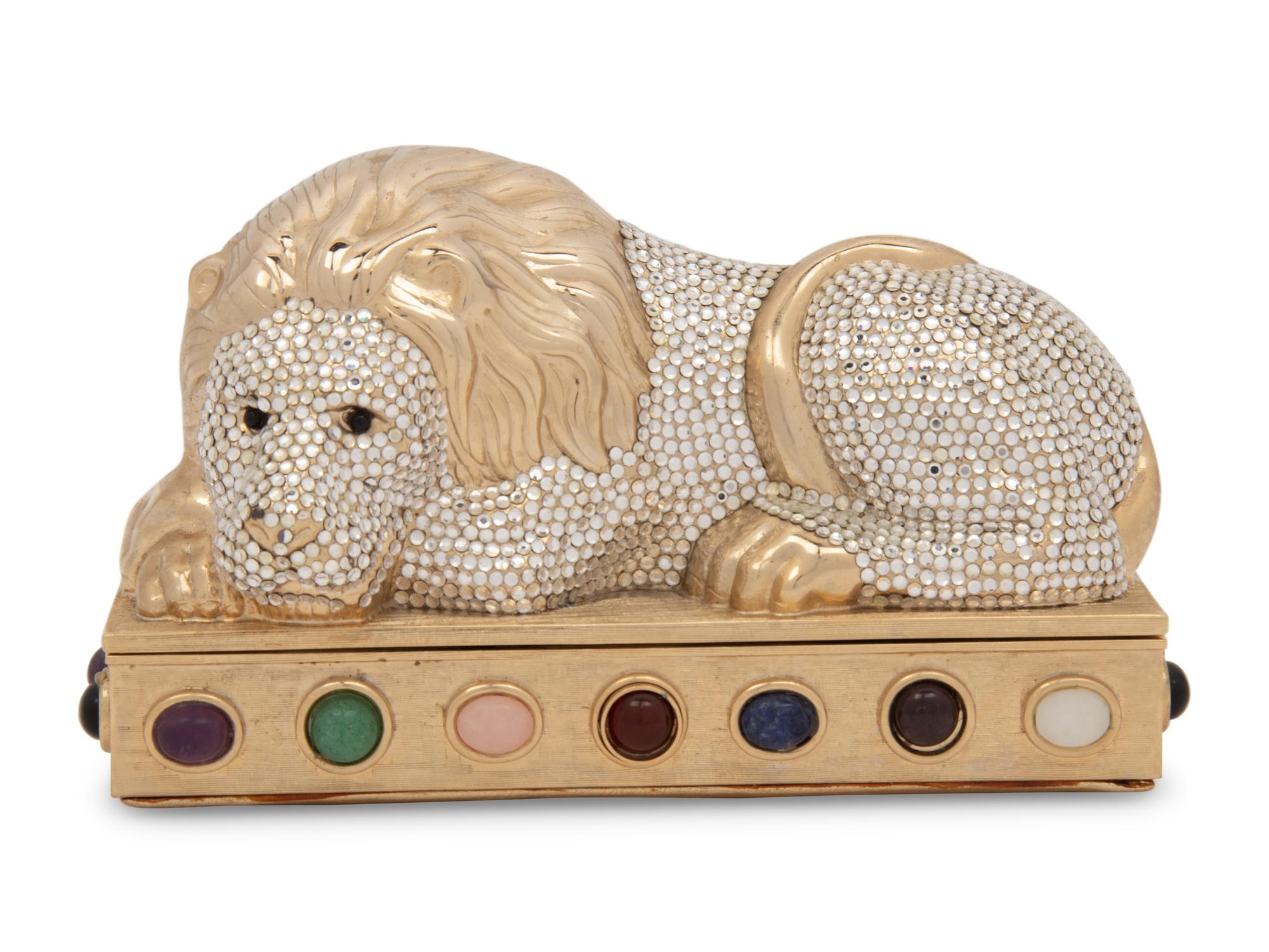 Judith Leiber Lion Minaudière