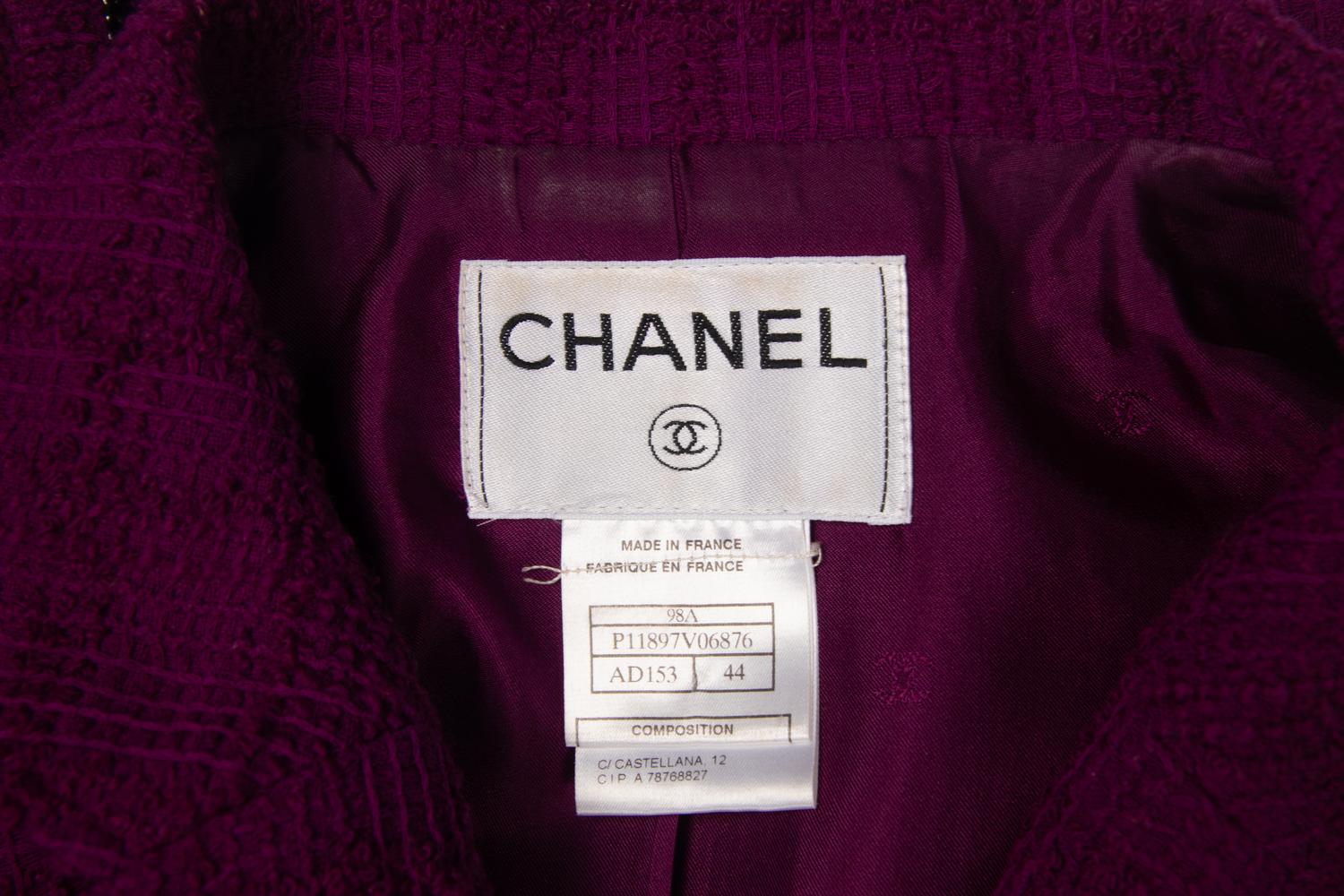 Chanel Jacket, Fall 1998
