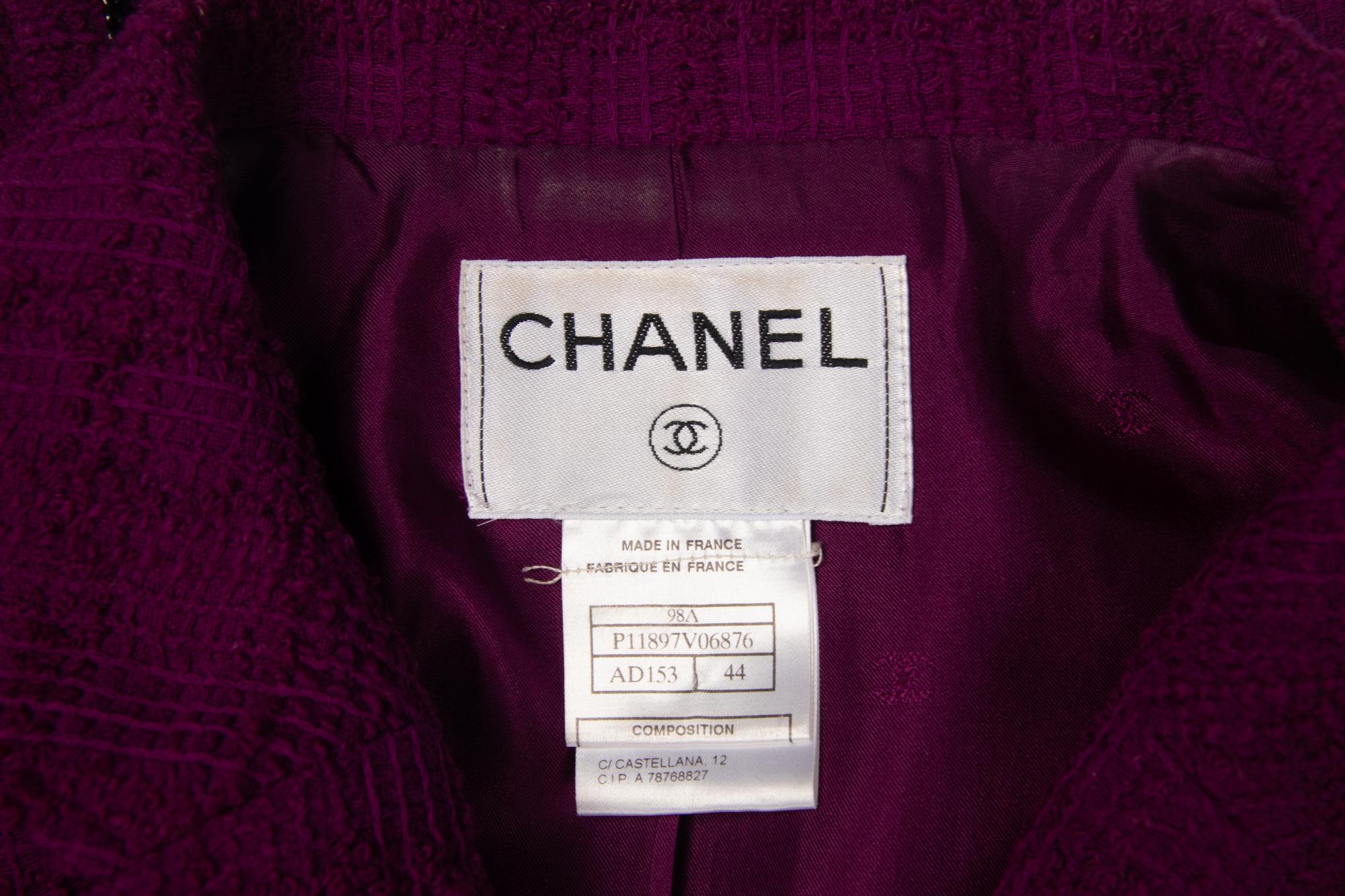Chanel Jacket, Fall 1998