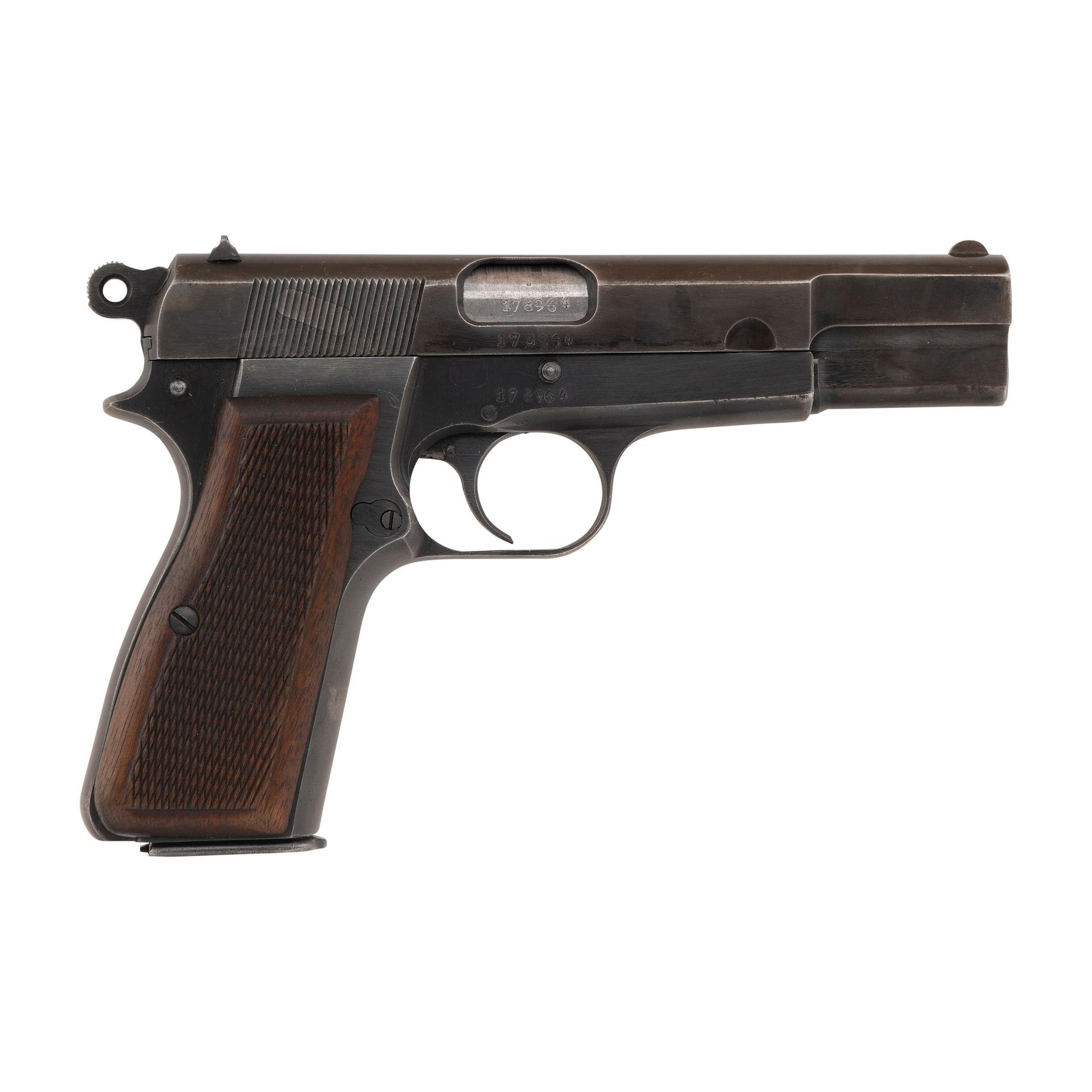 ** FN Hi-Power Waffenampt Marked Type III Fixed Sights
