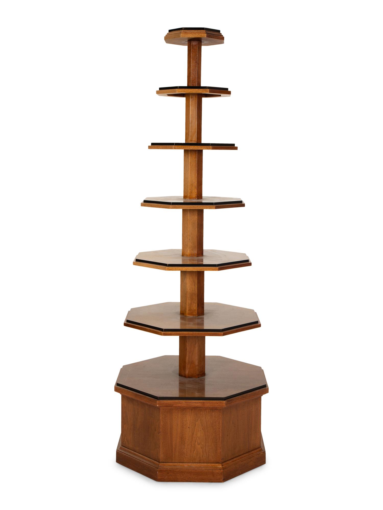 A George III Style Mahogany Whatnot