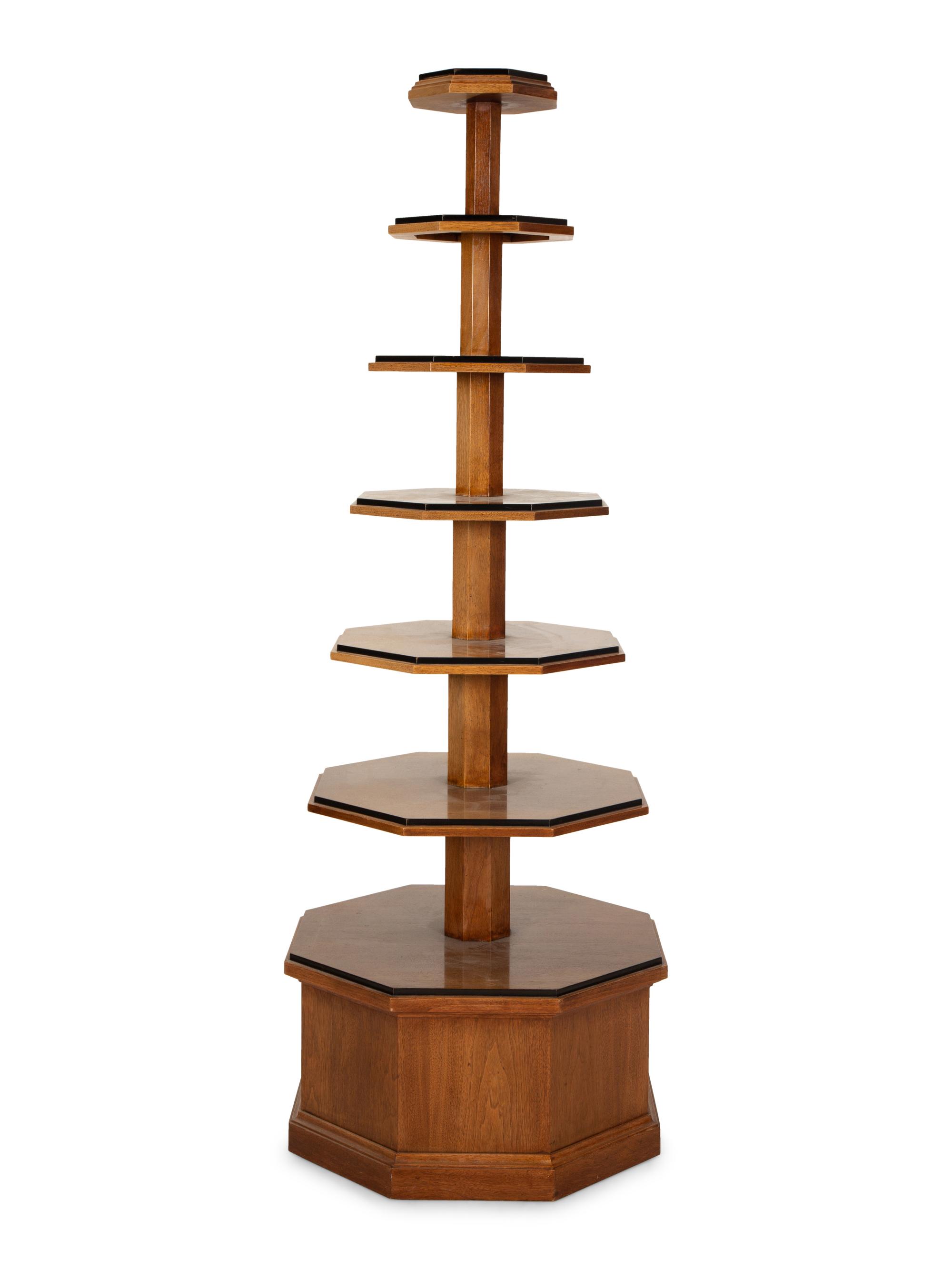 A George III Style Mahogany Whatnot