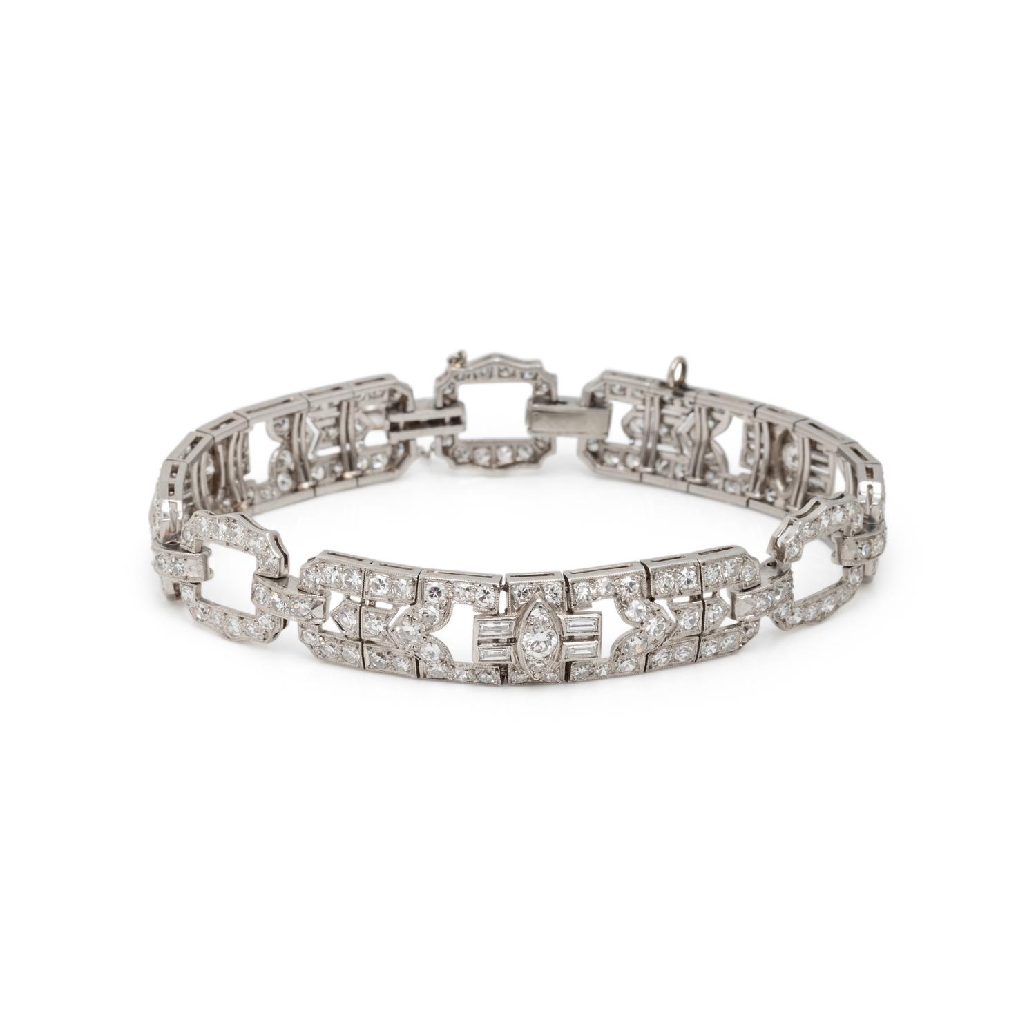ART DECO, DIAMOND BRACELET