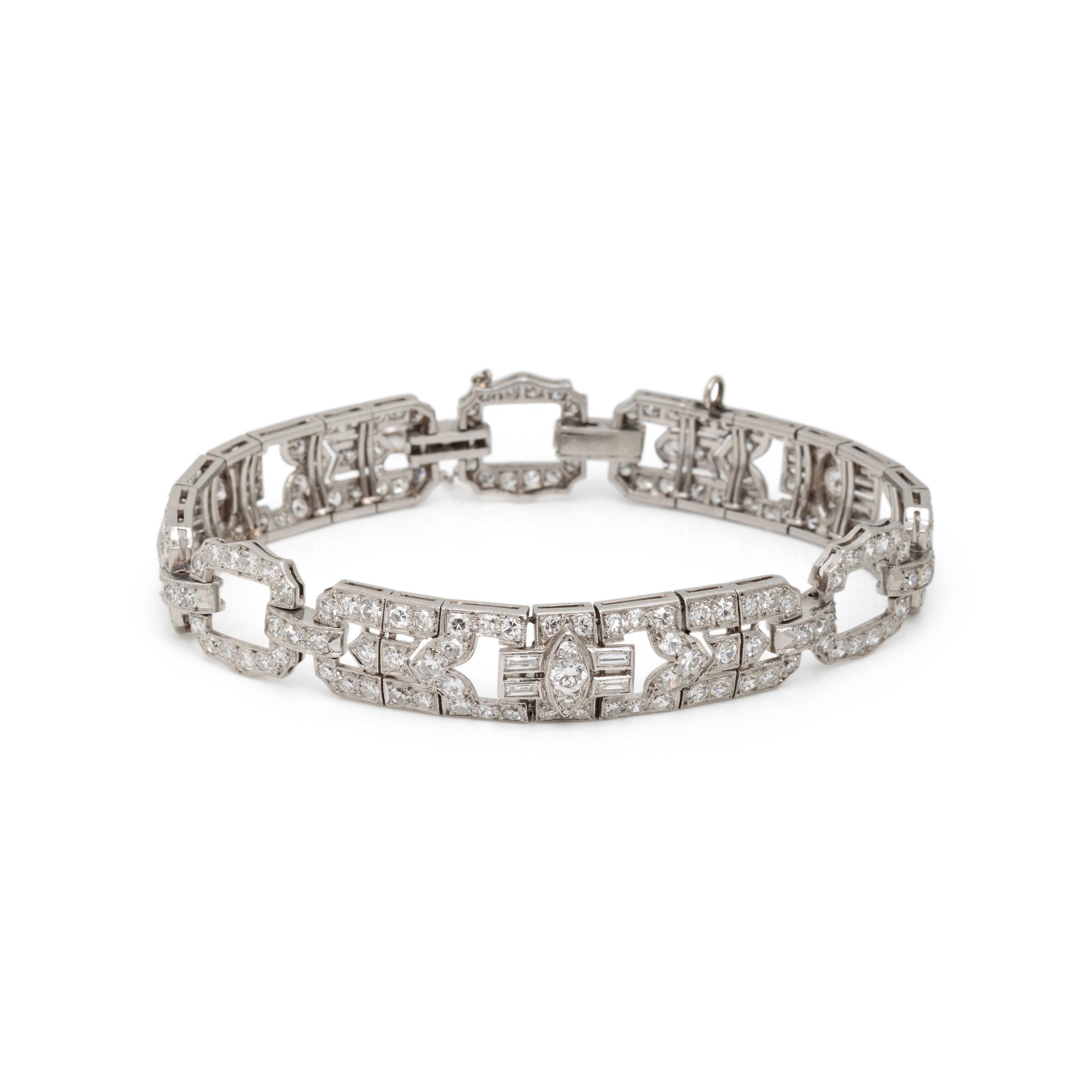 ART DECO, DIAMOND BRACELET