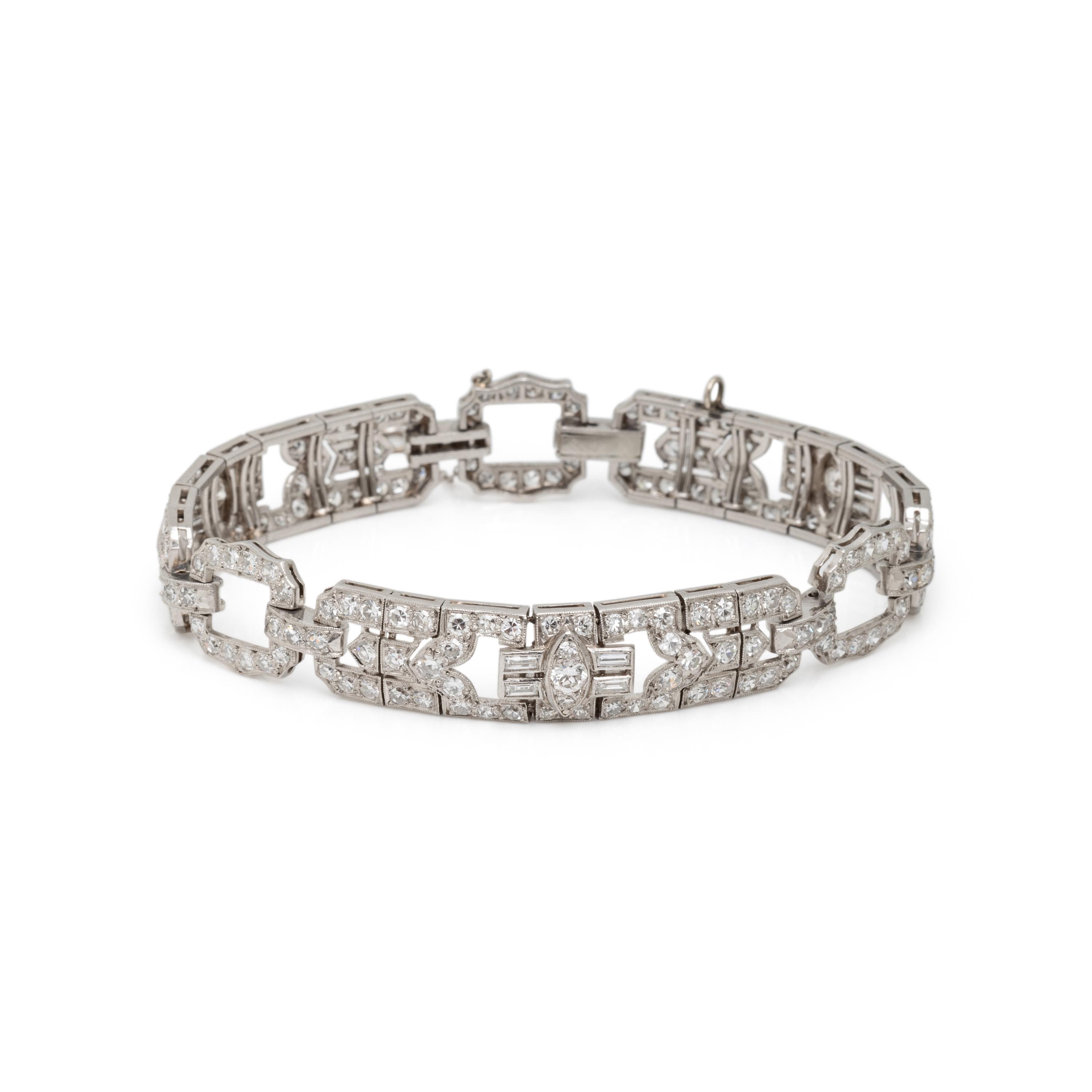 ART DECO, DIAMOND BRACELET
