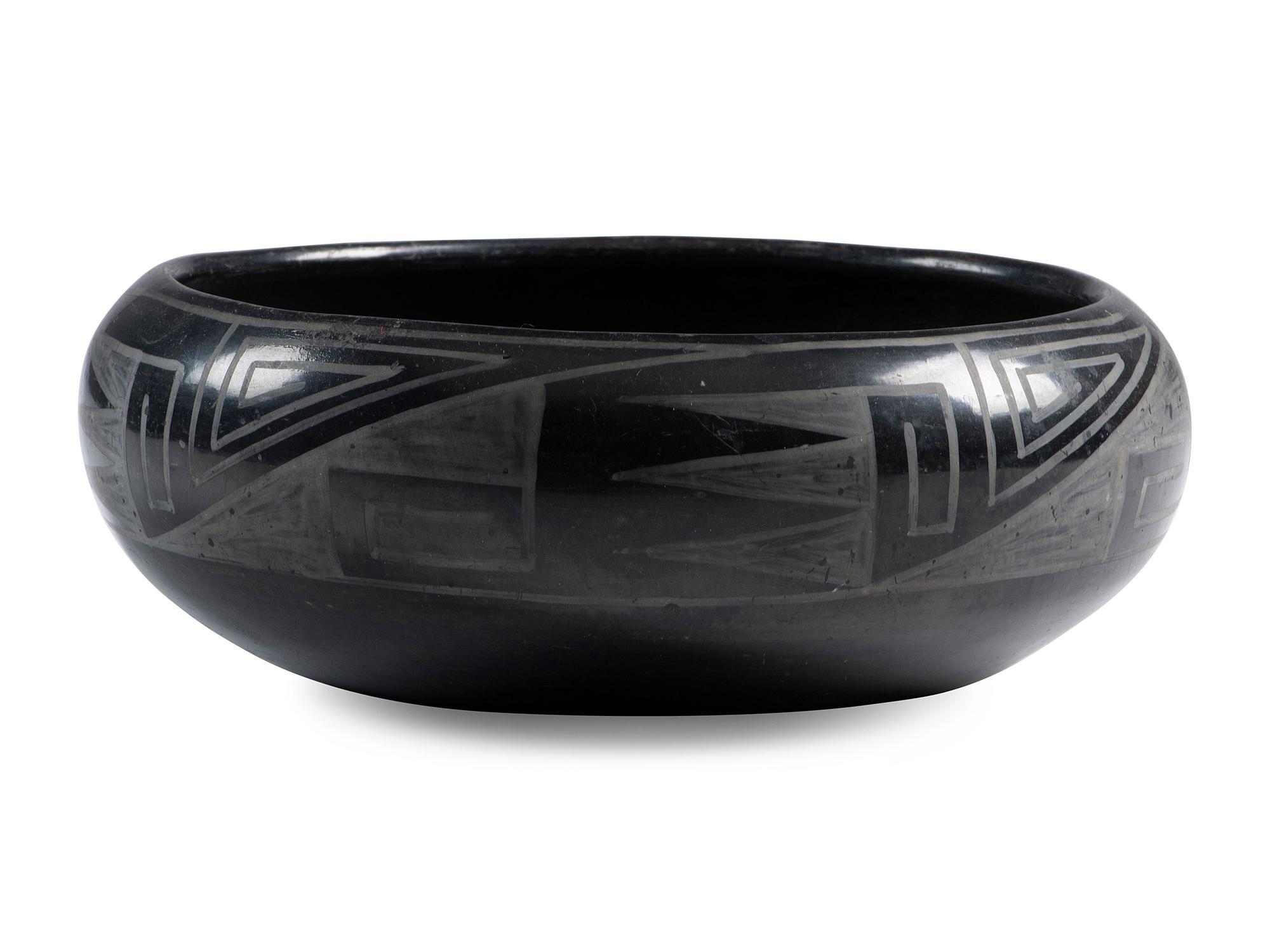 Blackware Pottery Bowl