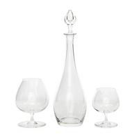 A Baccarat Glass Brandy Service