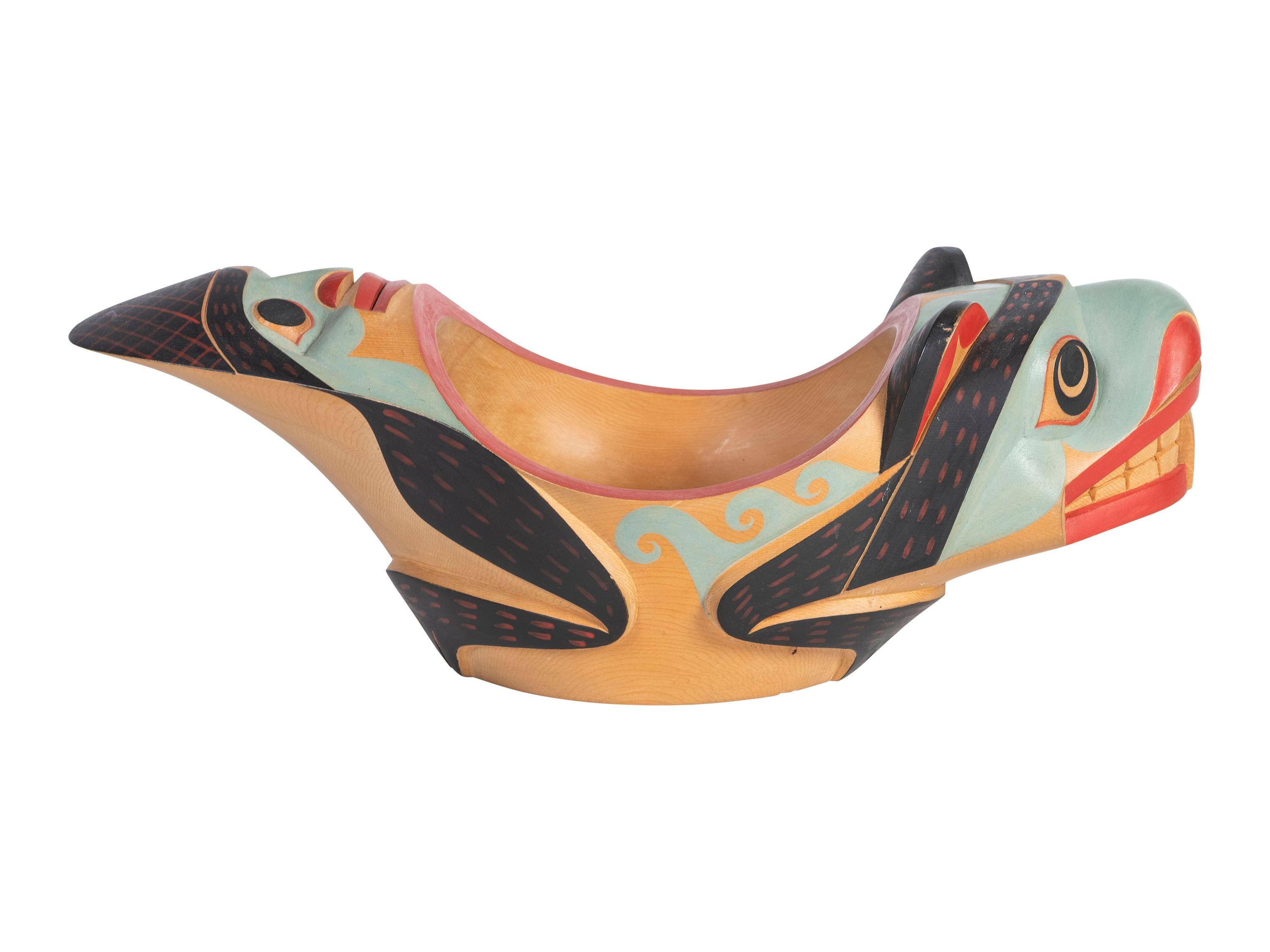 Northwest Coast-Style Beaver Feast Bowl