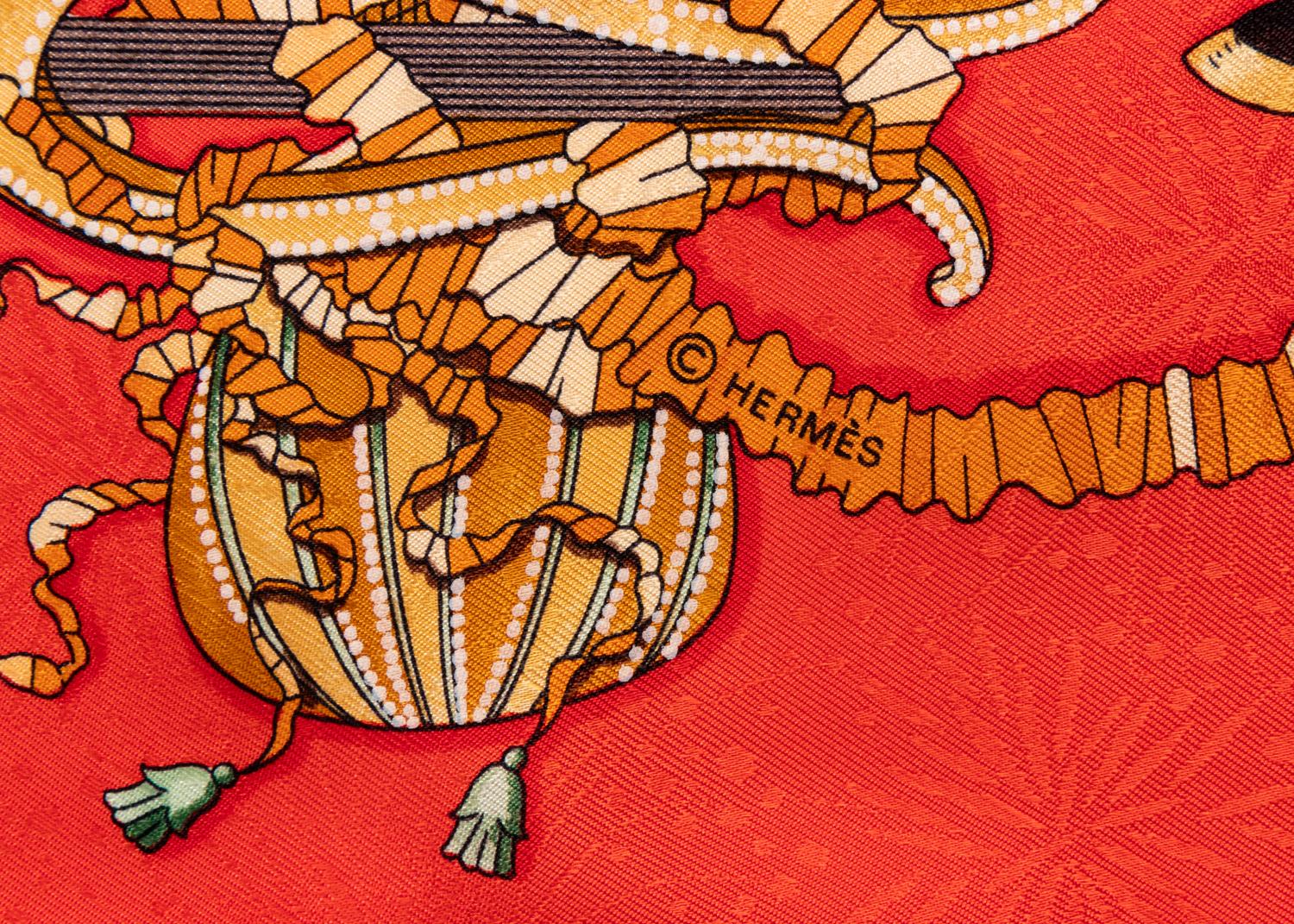 Two Hermès 90cm Silk Scarf, Carré