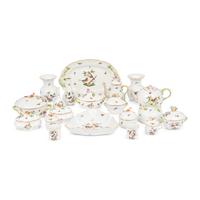 A Collection of Herend Rothschild Bird Porcelain Articles