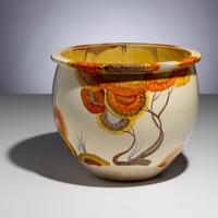 Clarice Cliff (English, 1899–1972) — Rhodanthe pattern Jardinière, c 1934