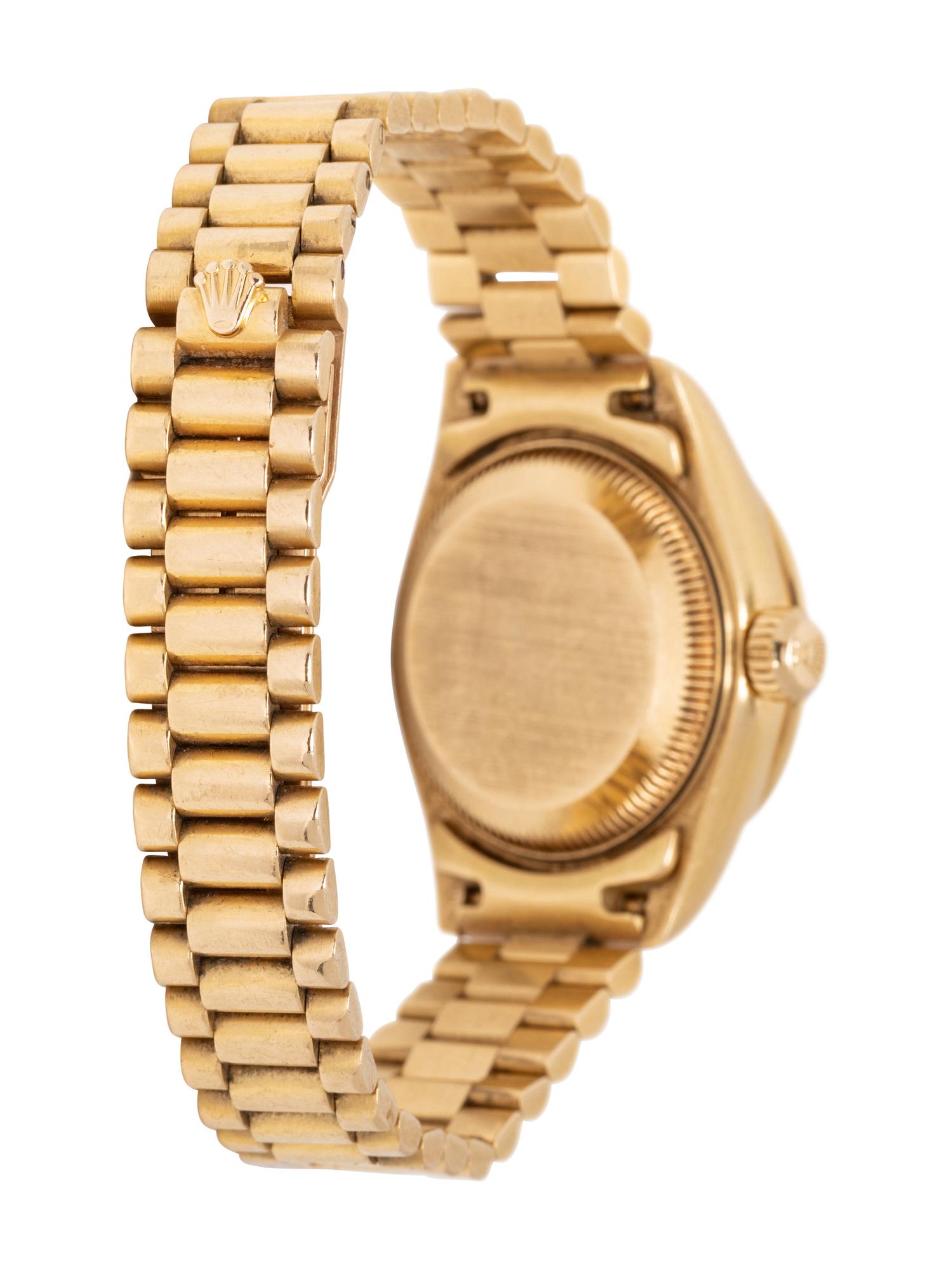 ROLEX, REF. 79153 18K YELLOW GOLD AND DIAMOND 'LADY DATEJUST' WATCH