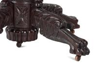 A Classical Carved Mahogany Extension Dining Table