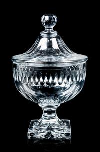 A Baccarat Large Covered Vase Height 15 inches.