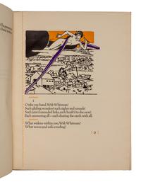 WHITMAN, Walt (1819-1892). Salut Au Monde! From "Leaves of Grass". New York: Random House Inc., 1930.