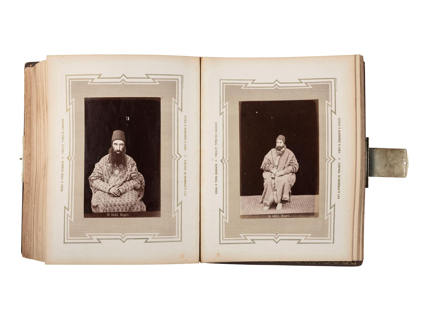 [EARLY PHOTOGRAPHY] -- [RUSSIA]. Album containing photographs of Russia. Ca 1860s.