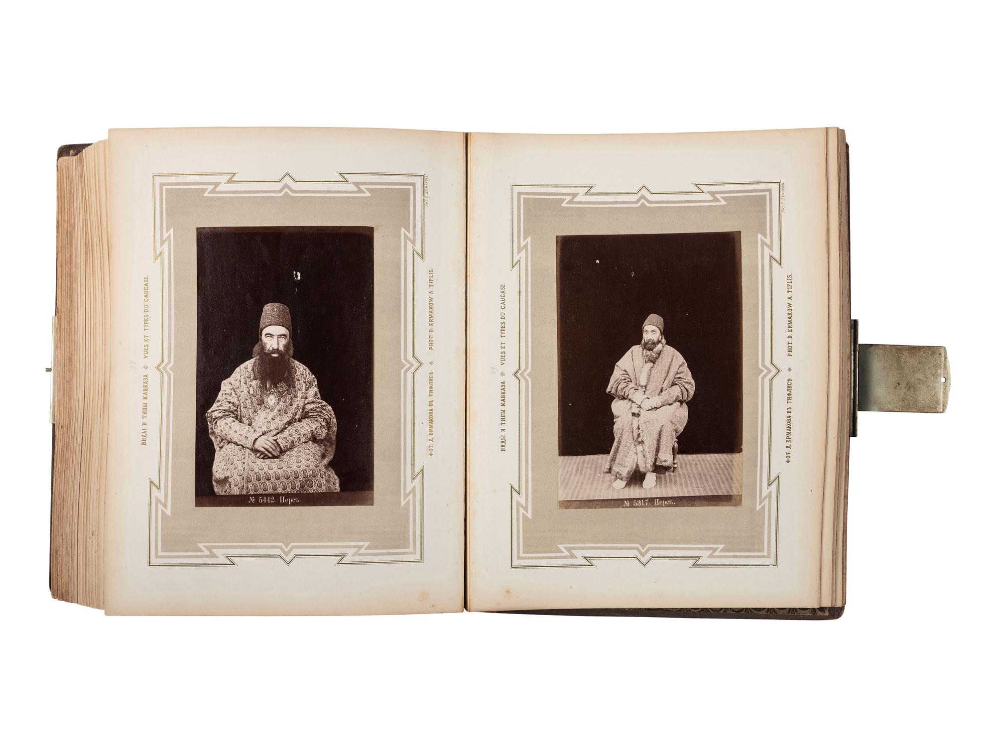 [EARLY PHOTOGRAPHY] -- [RUSSIA]. Album containing photographs of Russia. Ca 1860s.