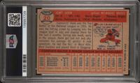 A 1957 Topps Hank Aaron Baseball Card No. 20 (PSA 4 VG-EX) from The Collection of David Eisenhower
