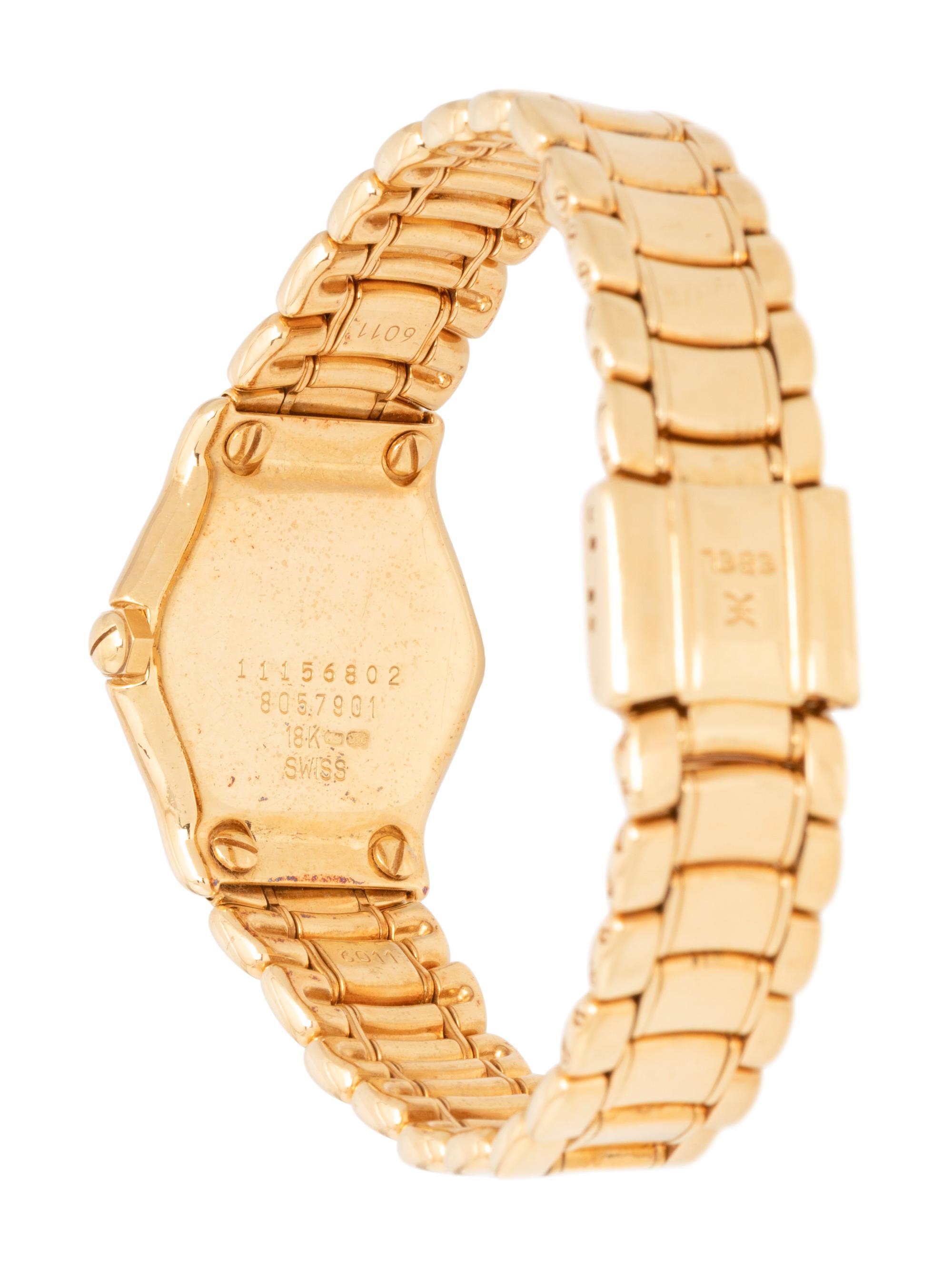 EBEL, 18K YELLOW GOLD 'SPORT CLASSIQUE' WATCH