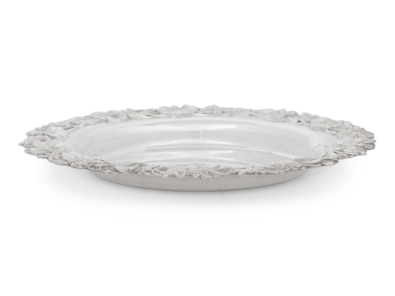 A Set of Twelve American Silver Bread Plates