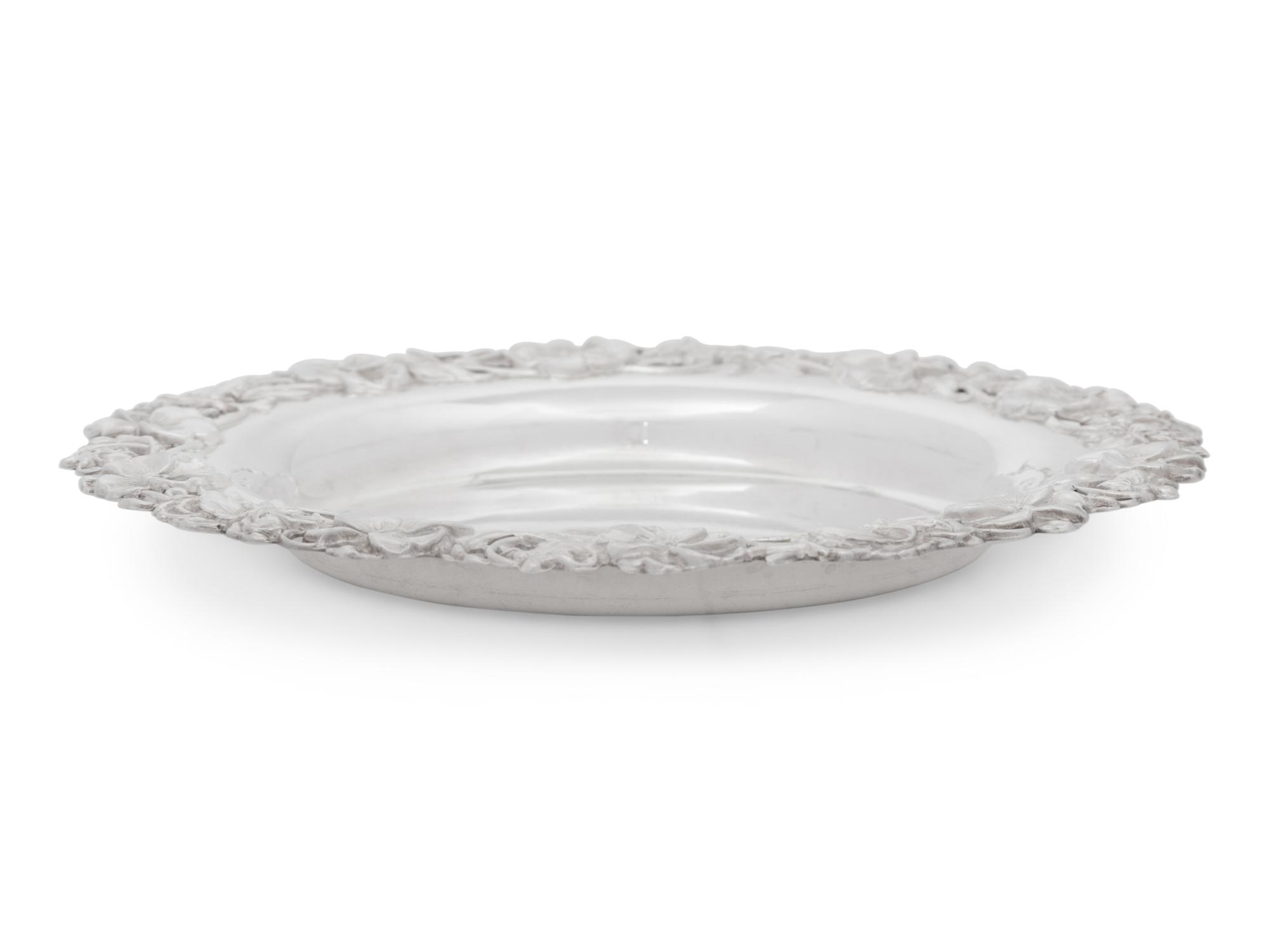 A Set of Twelve American Silver Bread Plates