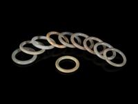 Ten Chinese Hardstone Bangles